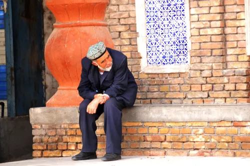 Uyghur man in Xinjiang