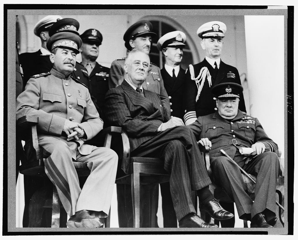 Marshal Stalin, President Roosevelt, Prime Minister Churchill, 1943