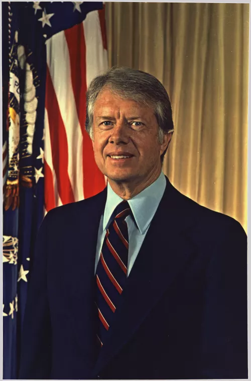 Official portrait for President Jimmy Carter, 1978.