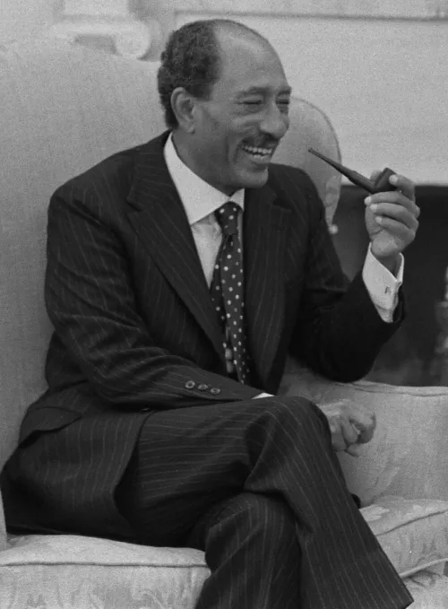 Anwar Sadat in 1975