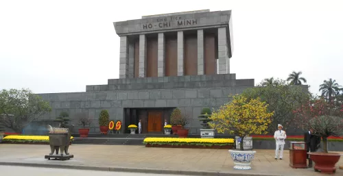 The Ho Chi Minh Mausoleum in Hanoi, Vietnam, 2012.