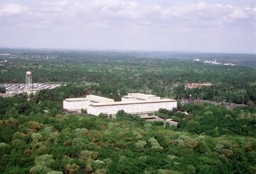 Aerial photograph of CIA headquarters