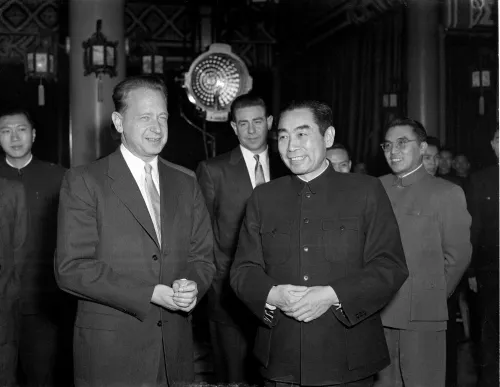 Dag Hammarskjöld and Zhou Enlai