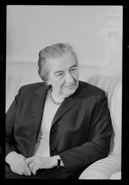 Portrait of Golda Meier, 1973