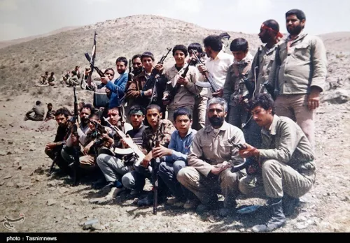 Iranian soldiers in the Iran-Iraq War