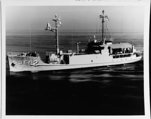 Photograph of the USS Pueblo (AGER-2) 