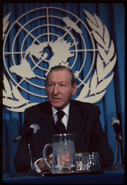 Photograph of UN Secretary General Kurt Waldheim