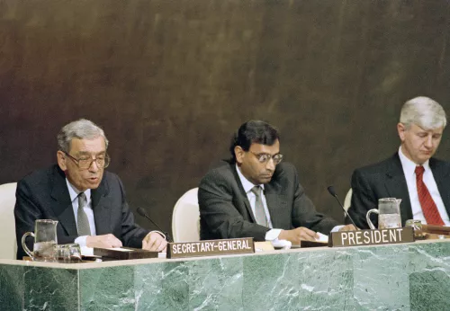 Photograph from the 1995 NPT Review Conference