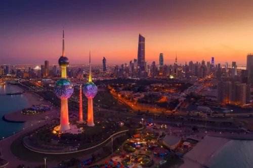 Photograph of the city of Kuwait.
