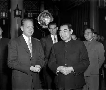 Dag Hammarskjöld and Zhou Enlai