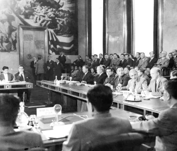 Photo of the Geneva Conference of 1954