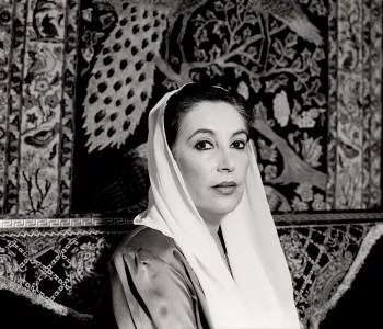 Portrait of Benazir Bhutto in 2006